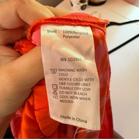 RTR- Thakoon Collective - cutout midi dress pink red-orange size 2 - Picture 10 of 14